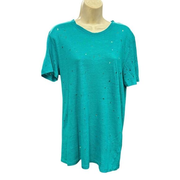 IRO Clay Distressed T in Emerald Green NWT Size Small - Picture 5 of 9